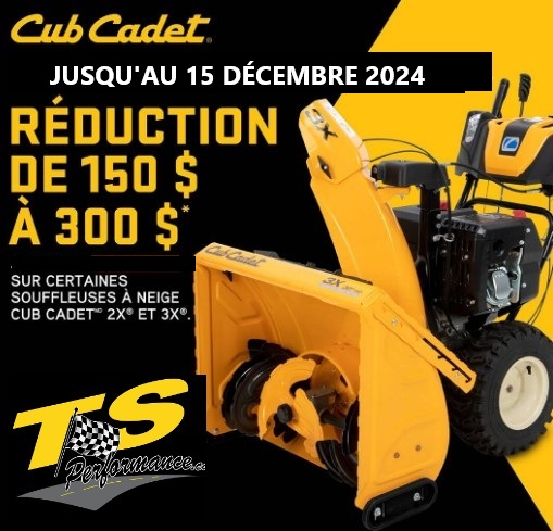 PROMOTION CUB CADET